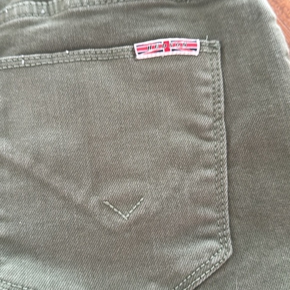 Hudson Kenzie Cut off Denim Shorts Green Size 25 - Picture 5 of 8